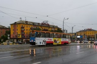 Усть-Каменогорский трамвай, КТМ 71-605 № 82, 03.07.14г