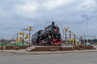 Паровоз памятник Л-3793, 22.11.14г