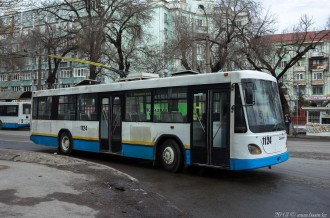 Троллейбус «Казахстан» ТП KAZ 398 №1124, 13.03.13г