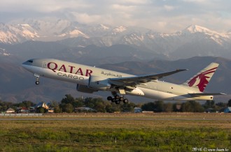 A7-BFG Qatar Airways Cargo Boeing 777, 03.10.16.
