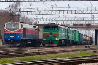 2ТЭ10М-3458 на станции Алматы-1, 21.03.2020г