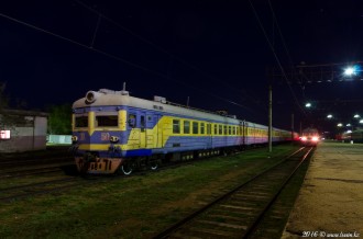 Эр22-50 на станции Степногорск, 24.04.16г
