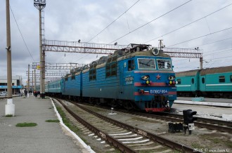 ВЛ80С-1164 на станции Костанай, 28.04.16г