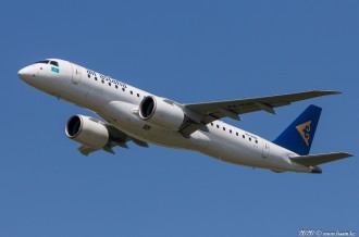 P4-KHD Embraer E190-E2, Air Astana, 05.05.2020