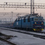 ВЛ80С-1386 на станции Алма-Ата-2, 02.01.17г.