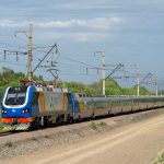 KZ4AT-0014 с поездом №705 Алматы — Петропавловск, 23.05.17г.