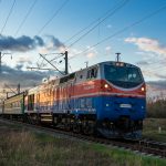 ТЭ33А-0198 с поездом №039 Астана — Санкт-Петербург, 28.04.16г.