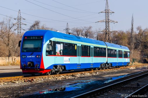 PESA 630M-003 в грузовом парке Алматы-1, 12.11.2022г.